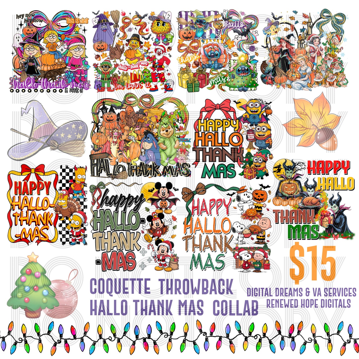 COQUETTE THROWBACK HALLO-THANK-MAS COLLAB W/ RENEWED HOPE DIGITALS