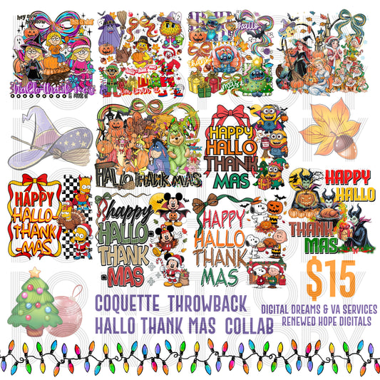 COQUETTE THROWBACK HALLO-THANK-MAS COLLAB W/ RENEWED HOPE DIGITALS
