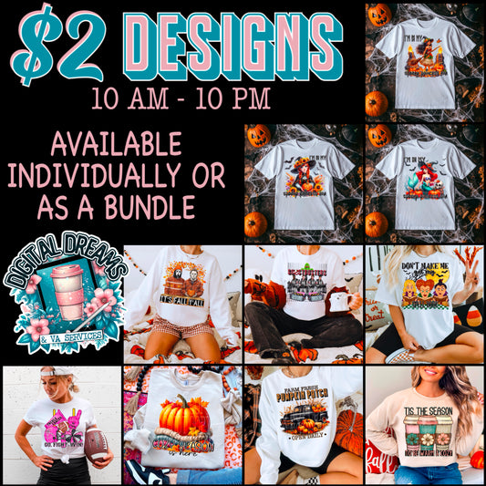$2 DESIGN BUNDLE - 8/20