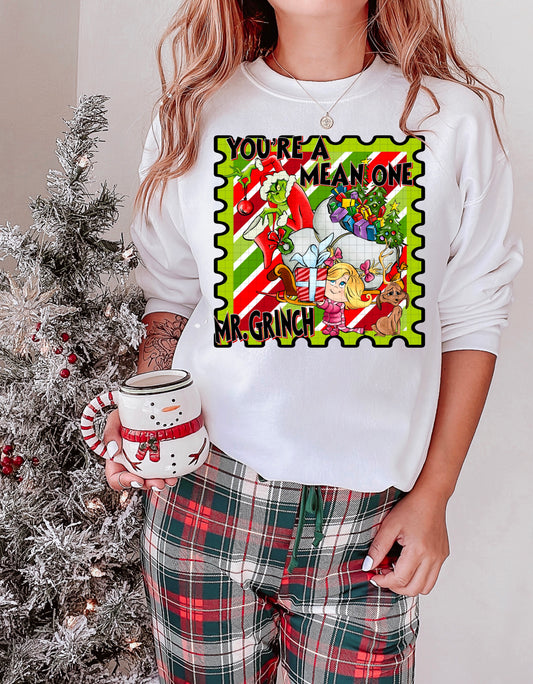 YOU'RE A MEAN ONE PNG DESIGN