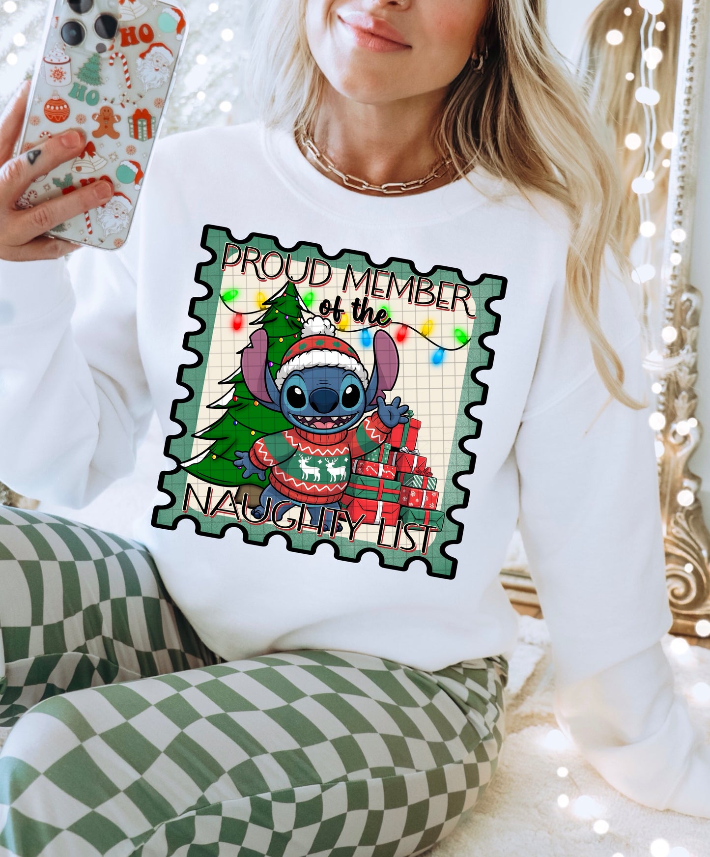 NAUGHTY LIST PNG DESIGN