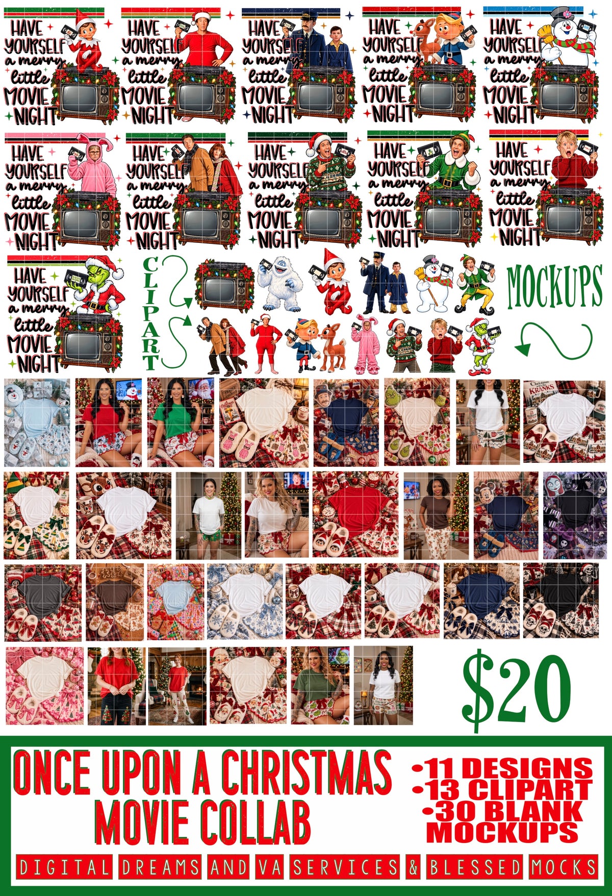ONCE UPON A CHRISTMAS MOVIE COLLAB W/ BLESSED MOCKS