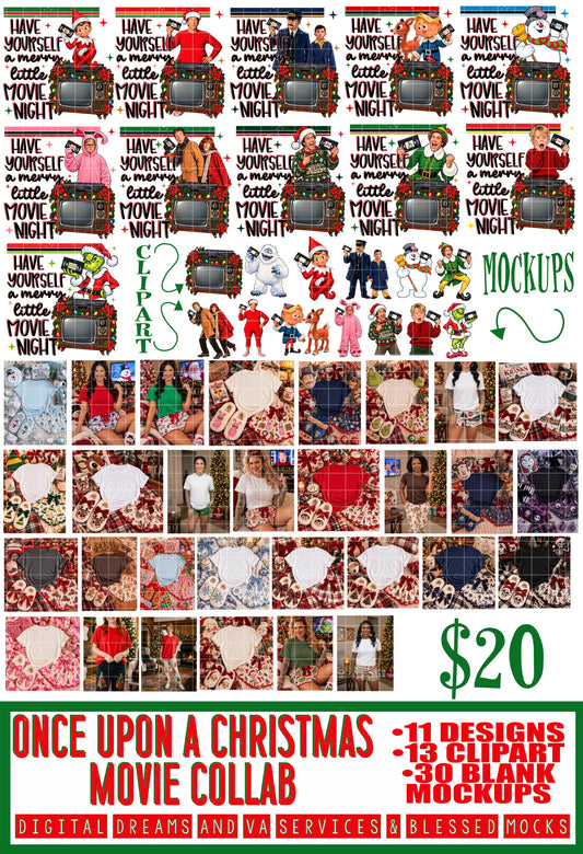 ONCE UPON A CHRISTMAS MOVIE COLLAB W/ BLESSED MOCKS