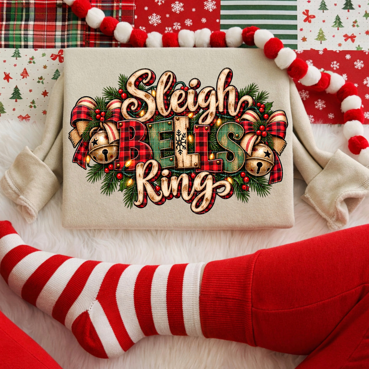 SLEIGH BELLS RING PNG DESIGN