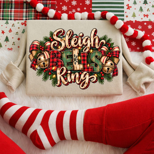 SLEIGH BELLS RING PNG DESIGN