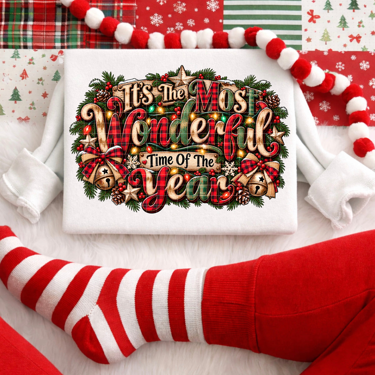 IT'S THE MOST WONDERFUL TIME OF THE YEAR PNG DESIGN