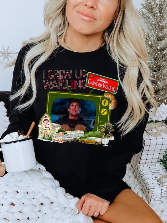 I GREW UP WATCHING CHRISTMAS VACATION PNG DESIGN