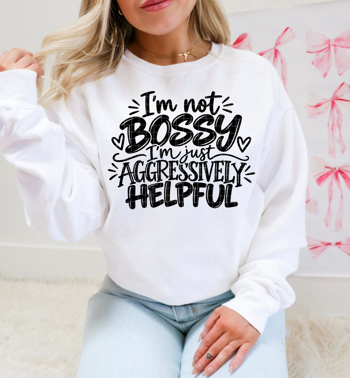 I'M NOT BOSSY PNG DESIGN