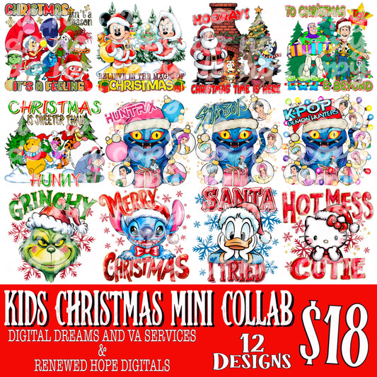 KIDS CHRISTMAS MINI COLLAB W/ RENEWED HOPE DIGITALS