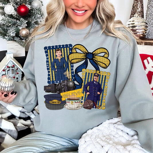 POLAR EXPRESS COLLAGE PNG DESIGN