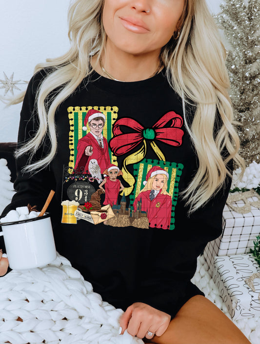 MAGIC CHRISTMAS COLLAGE PNG DESIGN