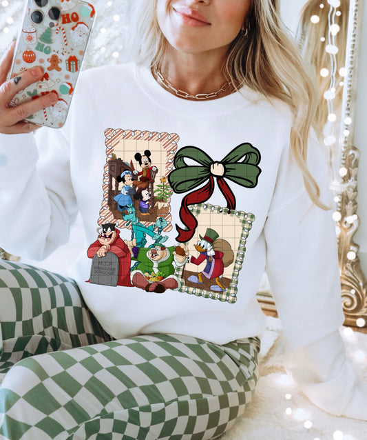 A CHRISTMAS CAROL COLLAGE PNG DESIGN
