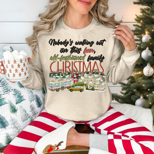 OLD FASHIONED FAMILY CHRISTMAS PNG DESIGN