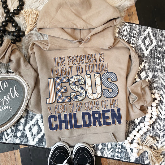 I WANT TO FOLLOW JESUS PNG DESIGN