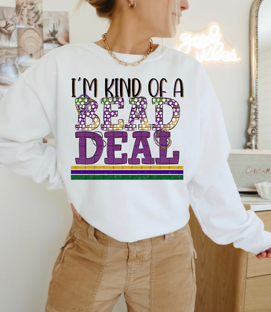 I'M KIND OF A BEAD DEAL PNG DESIGN
