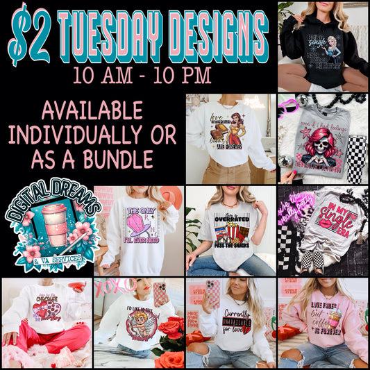 LOVE IS CANCELED $2 DESIGN BUNDLE - 12/16