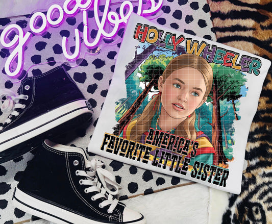 AMERICA'S FAVORITE LITTLE SISTER PNG DESIGN