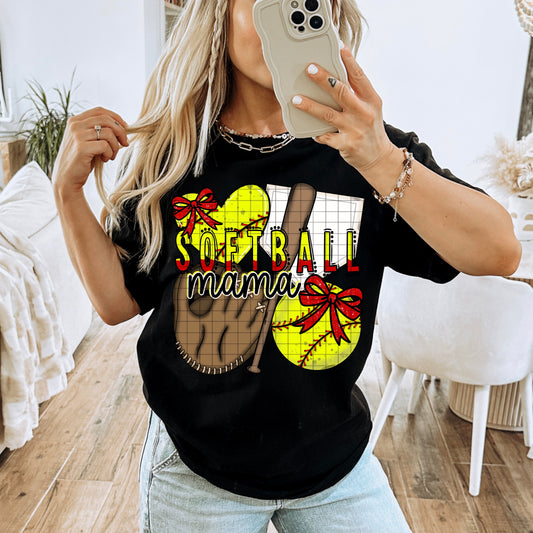 SOFTBALL MOM/MAMA 🥎 PNG DESIGN