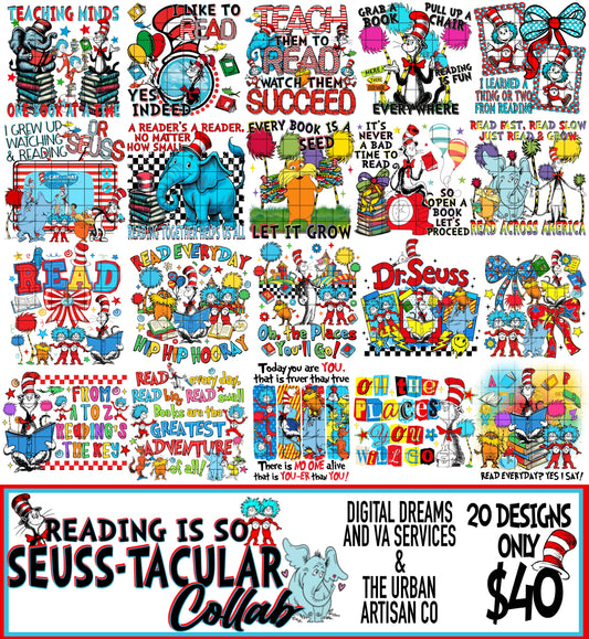 READING IS SO S-TACULAR COLLAB W/ THE URBAN ARTISAN CO