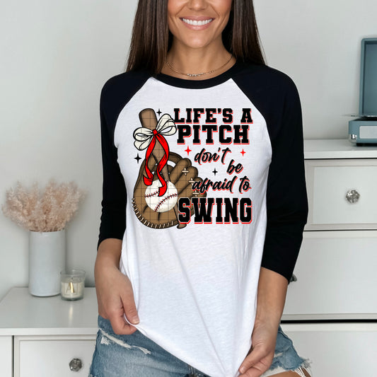 LIFE'S A PITCH ⚾️ PNG DESIGN
