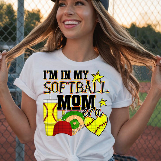 IN MY SOFTBALL MOM ERA 🥎 PNG DESIGN