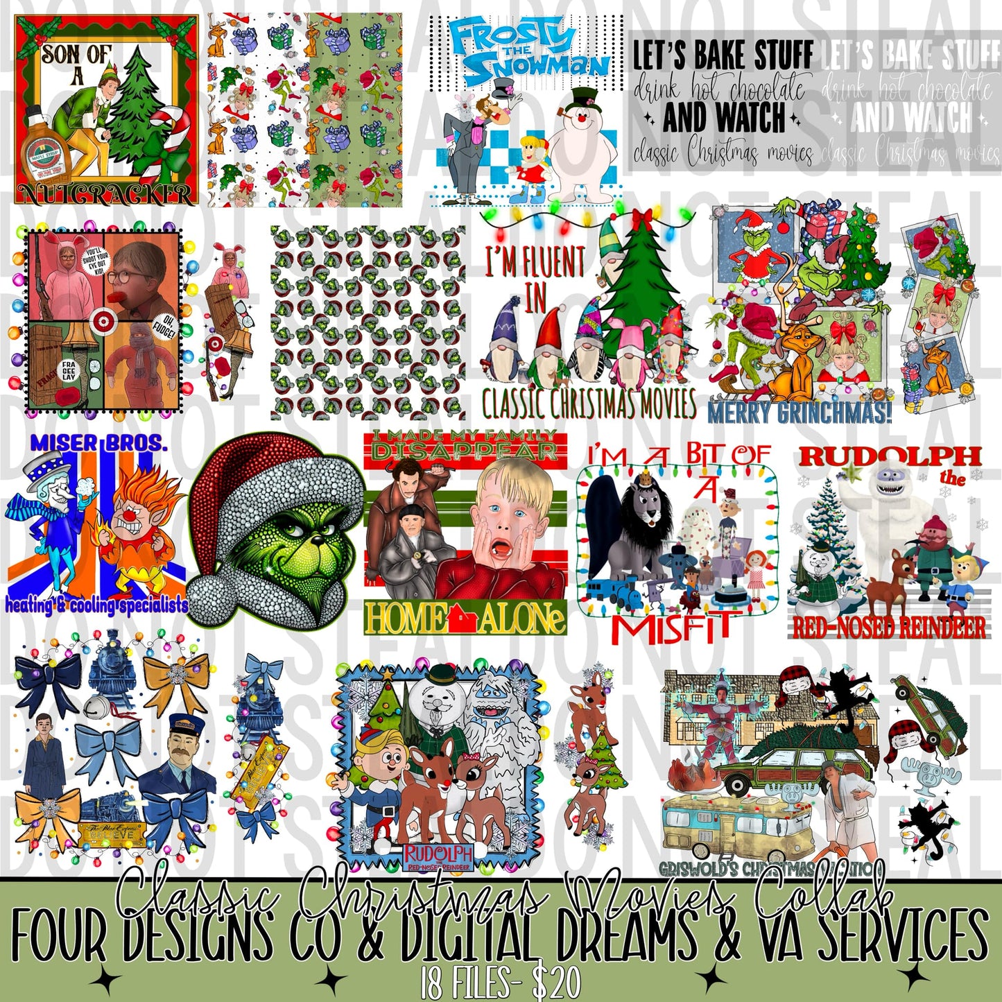 CLASSIC CHRISTMAS MOVIES COLLAB W/ FOUR DESIGNS CO