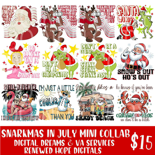 SNARKMAS IN JULY COLLAB W/ RENEWED HOPE DIGITALS