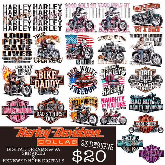 ✨️HARLEY DAVIDSON COLLAB W/ RENEWED HOPE DIGITALS✨️