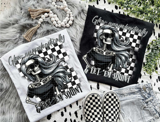 GLOW UNAPOLOGETICALLY PNG DESIGN