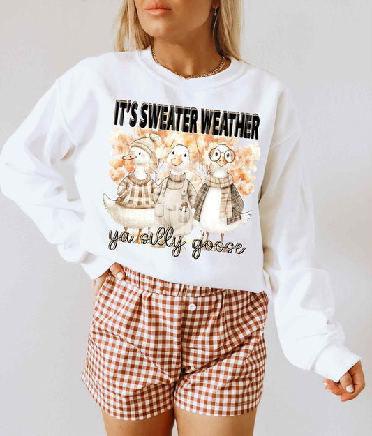 IT'S SWEATER WEATHER PNG DESIGN