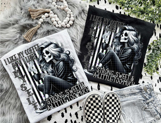 I LIKE MY COFFEE PNG DESIGN