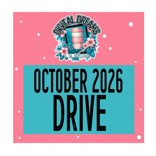 OCTOBER 2026 DRIVE