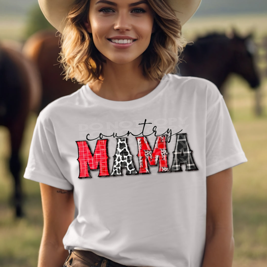 COUNTRY MAMA PNG DESIGN