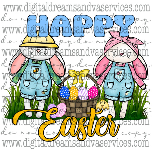 HAPPY EASTER PNG DESIGN