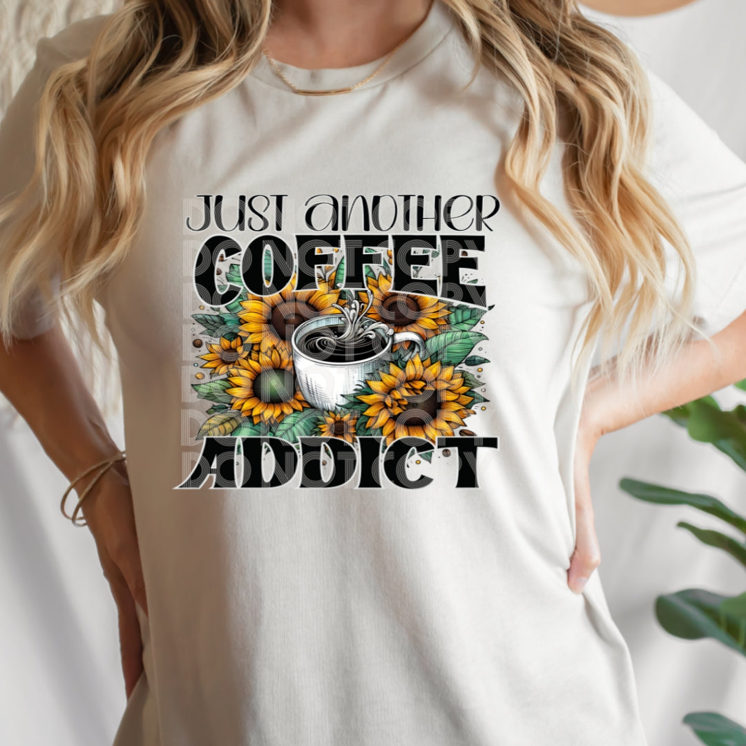 COFFEE ADDICT PNG DESIGN