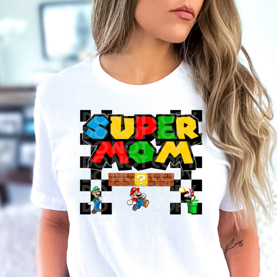 SUPER MOM PNG DESIGN