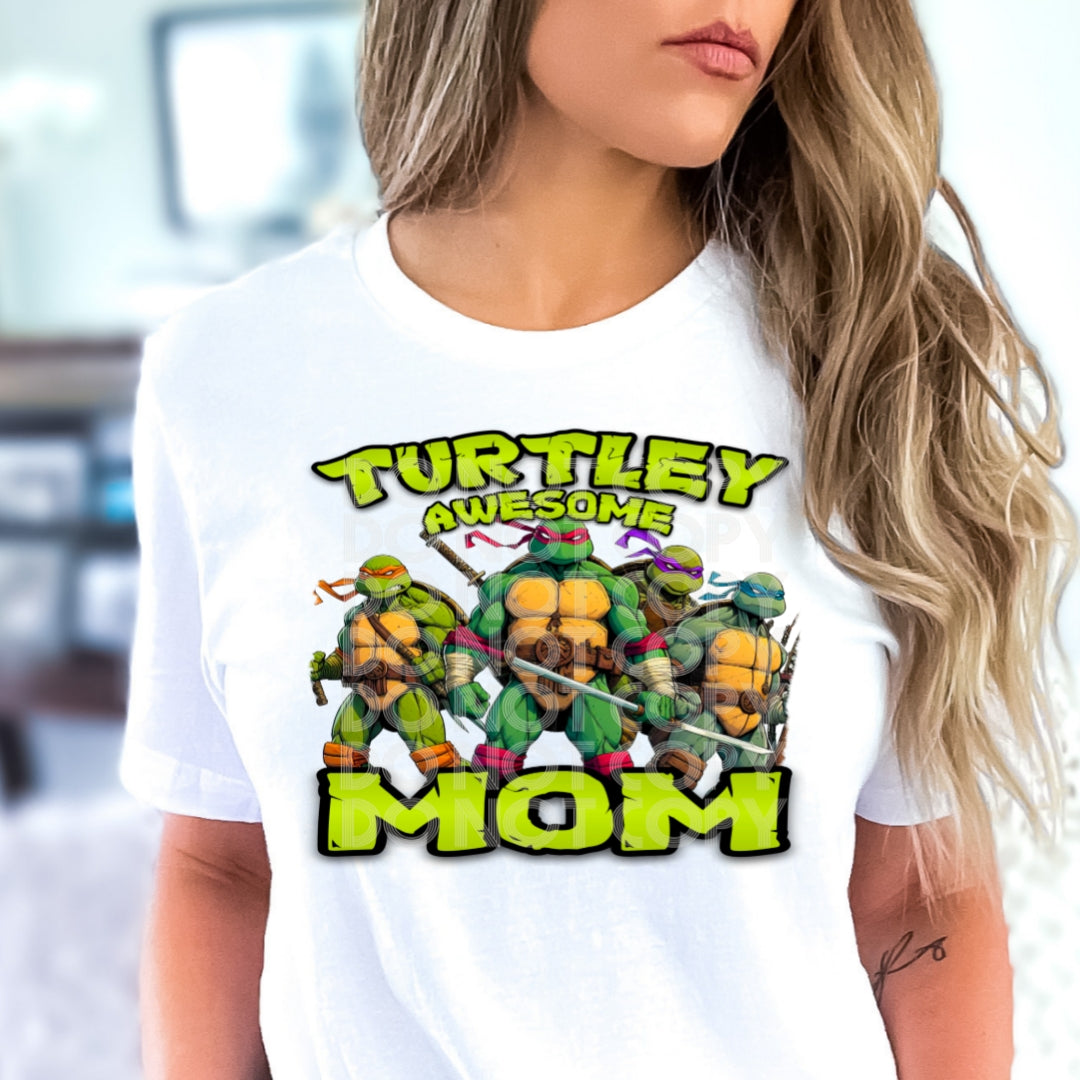 TURTLEY AWESOME MOM PNG DESIGN