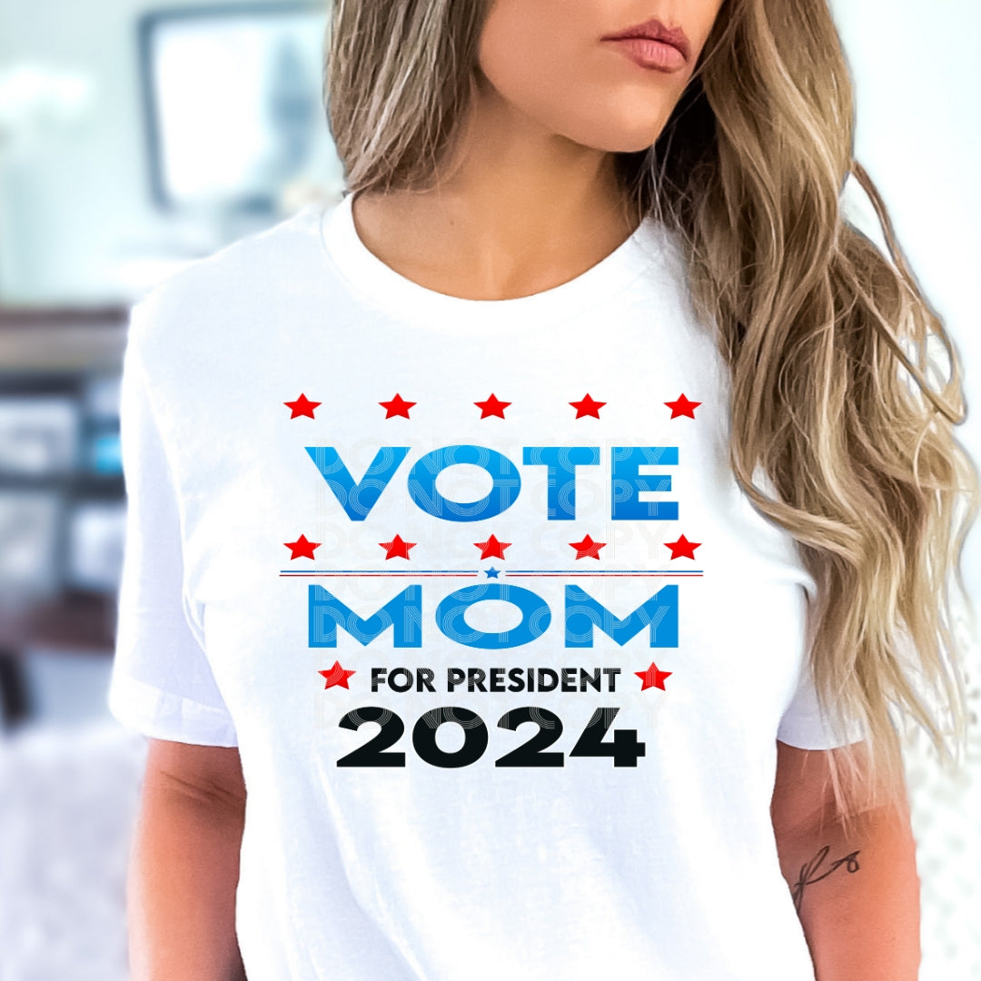 VOTE MOM PRESIDENT 2024 PNG DESIGN