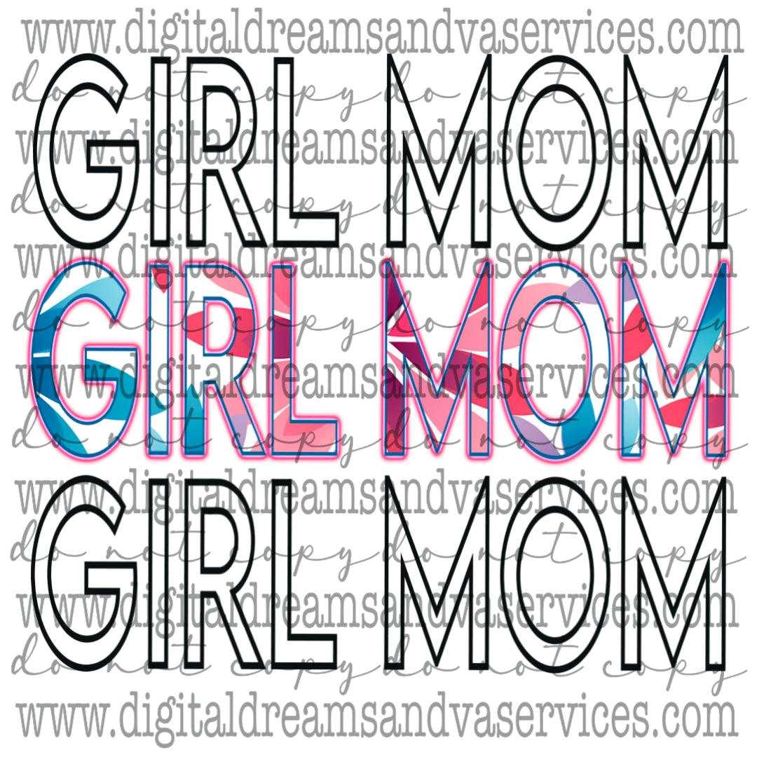 GIRL MOM PNG DESIGN