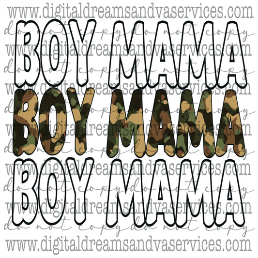 BOY MAMA PNG DESIGN