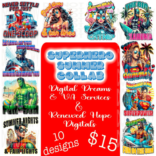 SUPERHERO SUMMER COLLAB W/ RENEWED HOPE DIGITALS