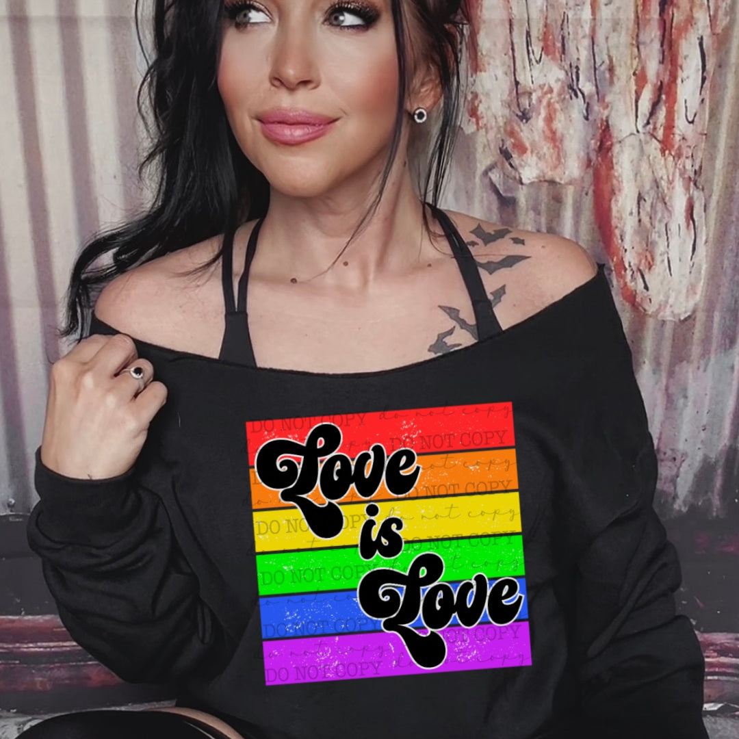 LOVE IS LOVE PNG DESIGN