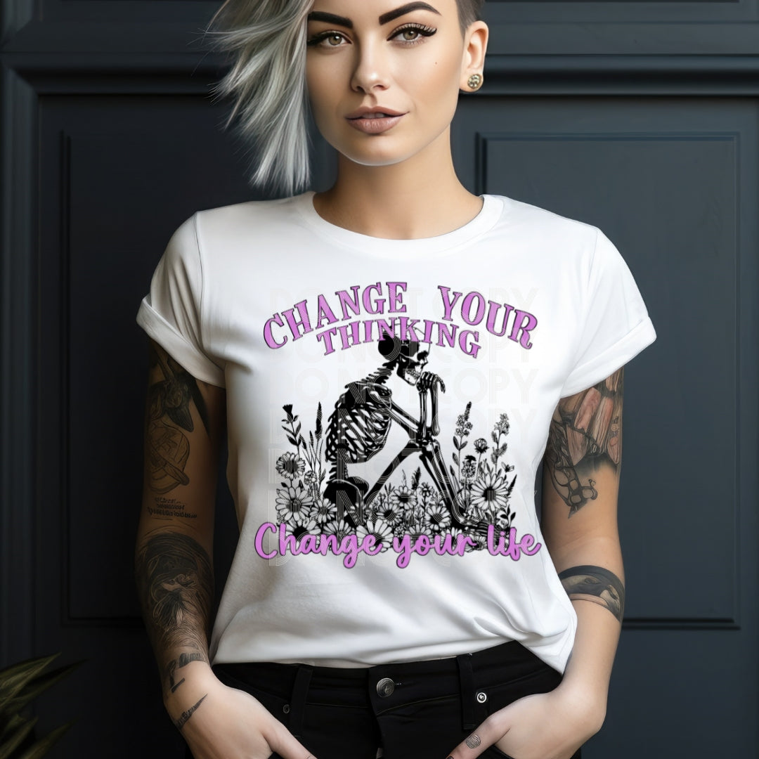 CHANGE YOUR THINKING PNG DESIGN