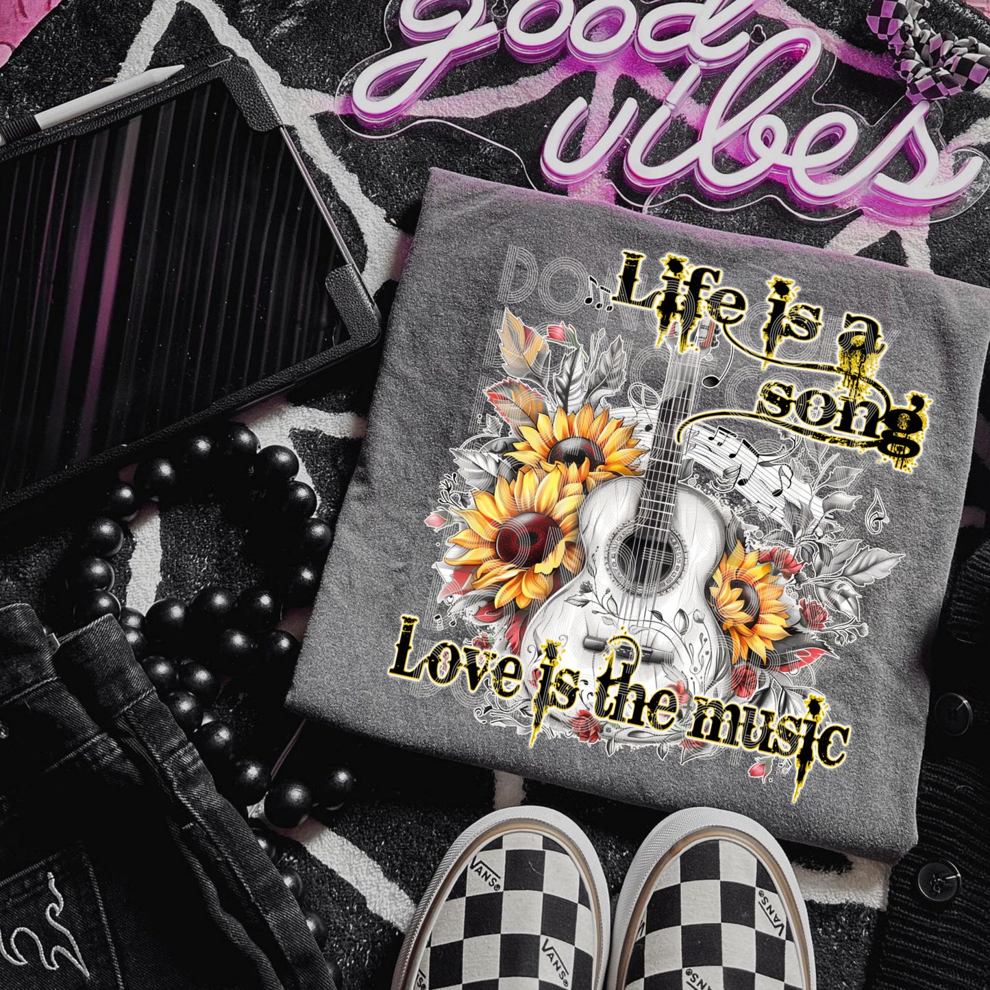 LIFE IS A SONG PNG DESIGN