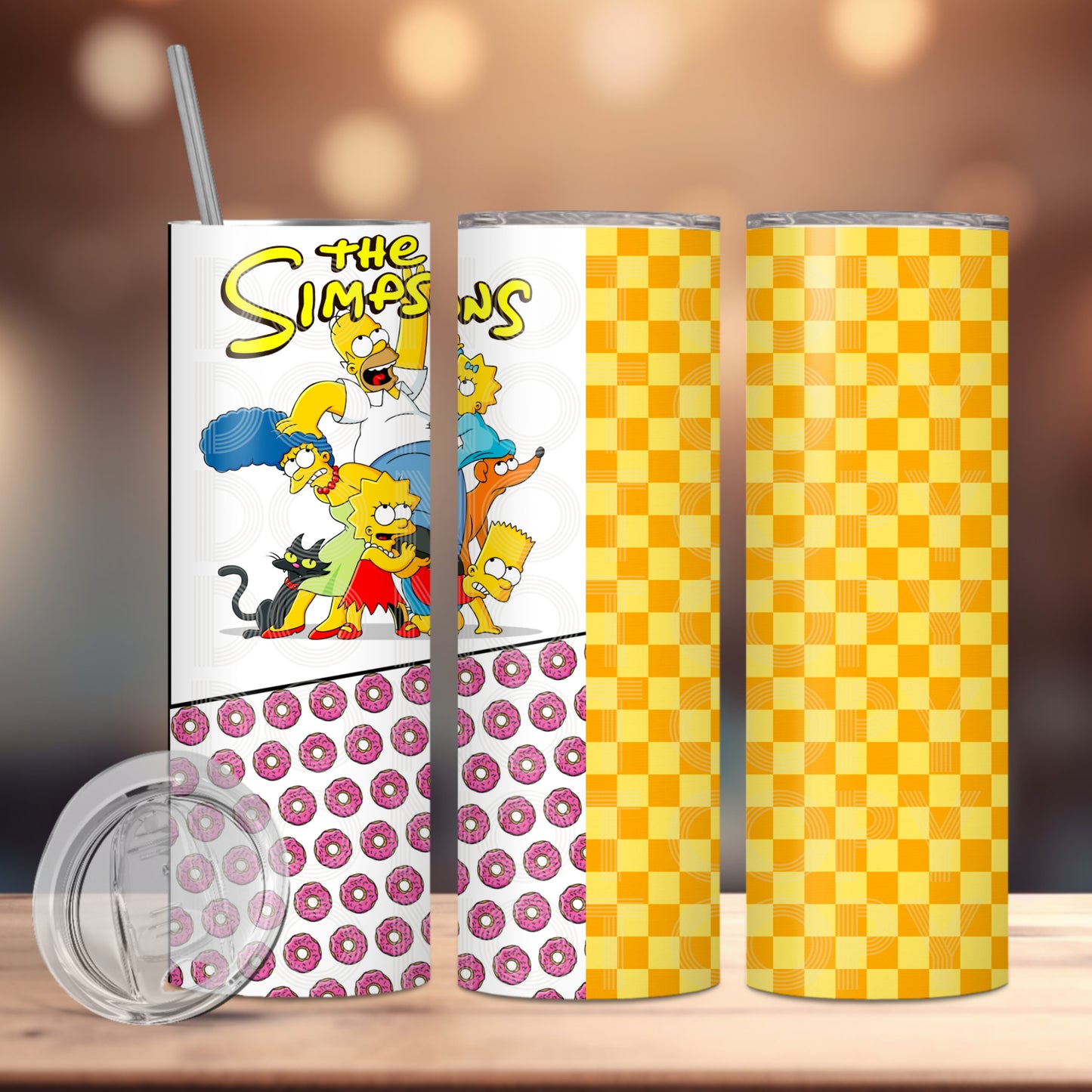 THE SIMPSONS TUMBLER PNG DESIGN
