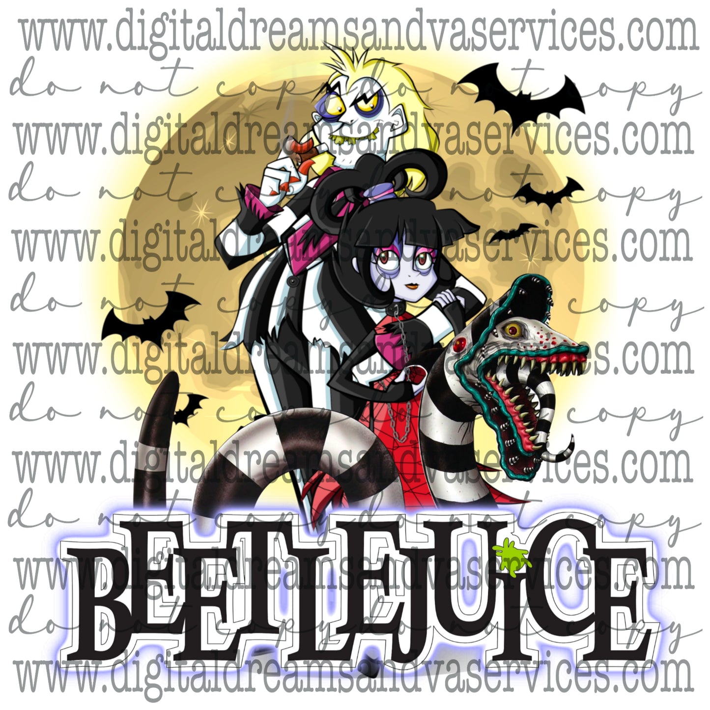 BEETLEJUICE PNG DESIGN