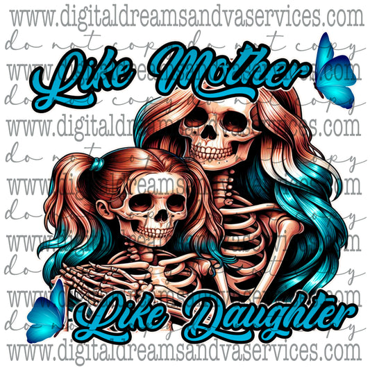 LIKE MOTHER LIKE DAUGHTER PNG DESIGN