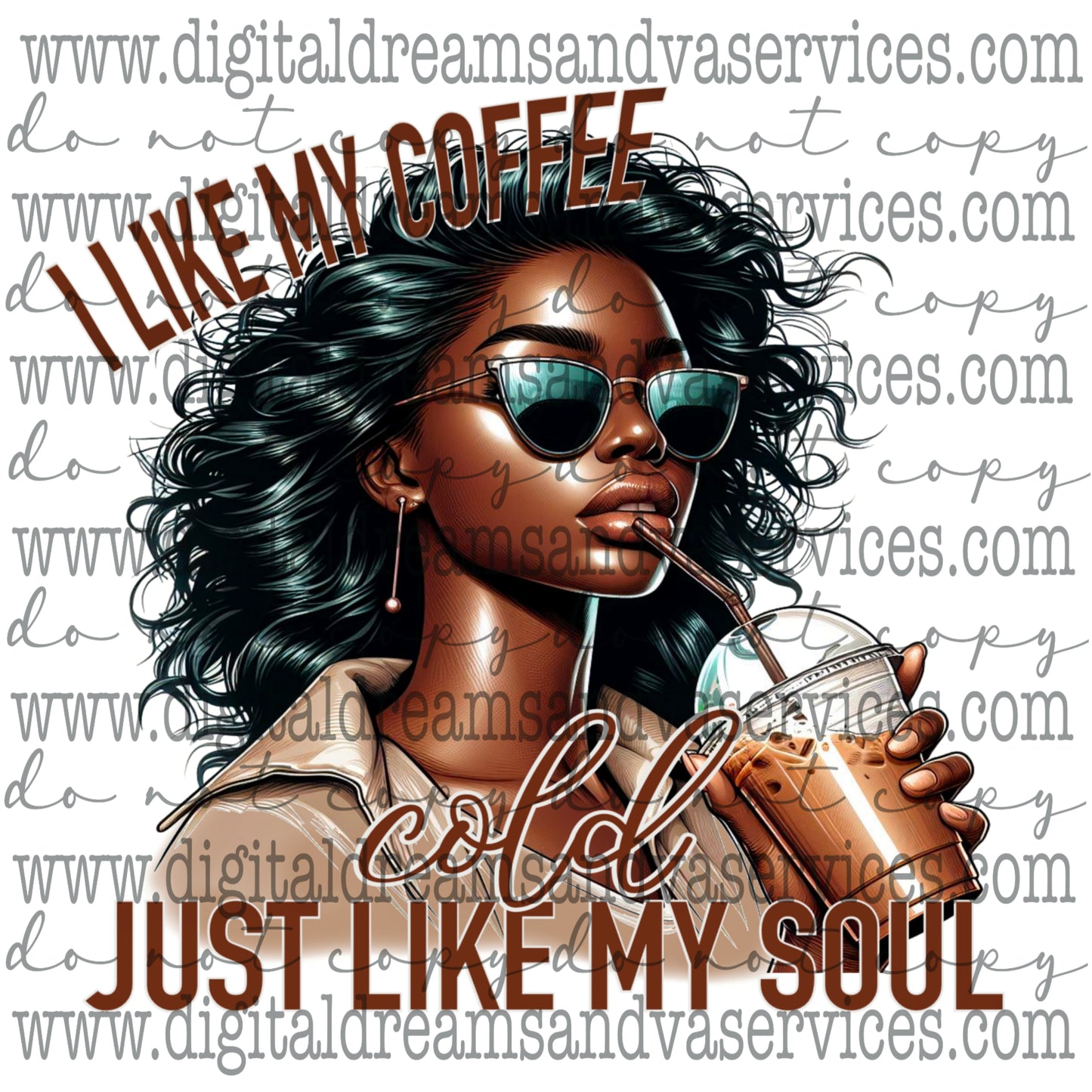 I LIKE MY COFFEE PNG DESIGN