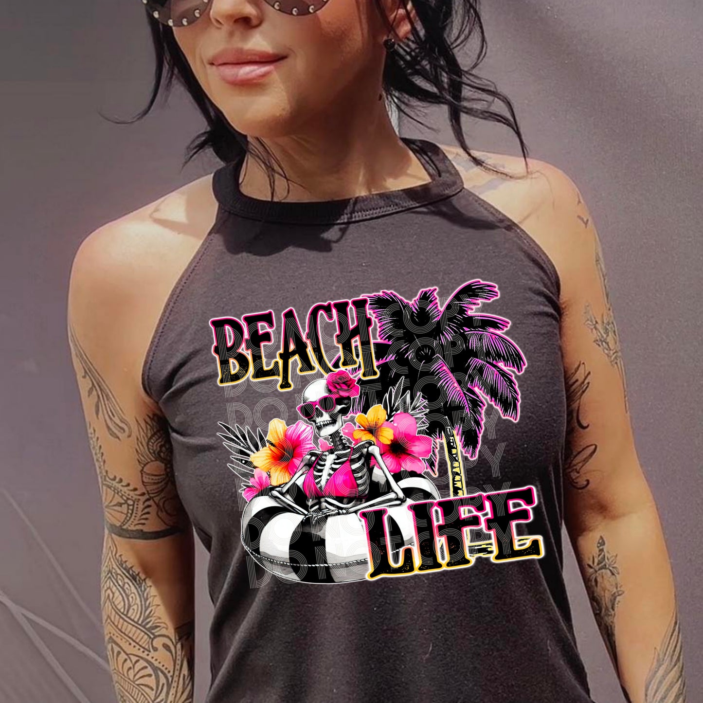 BEACH LIFE PNG DESIGN