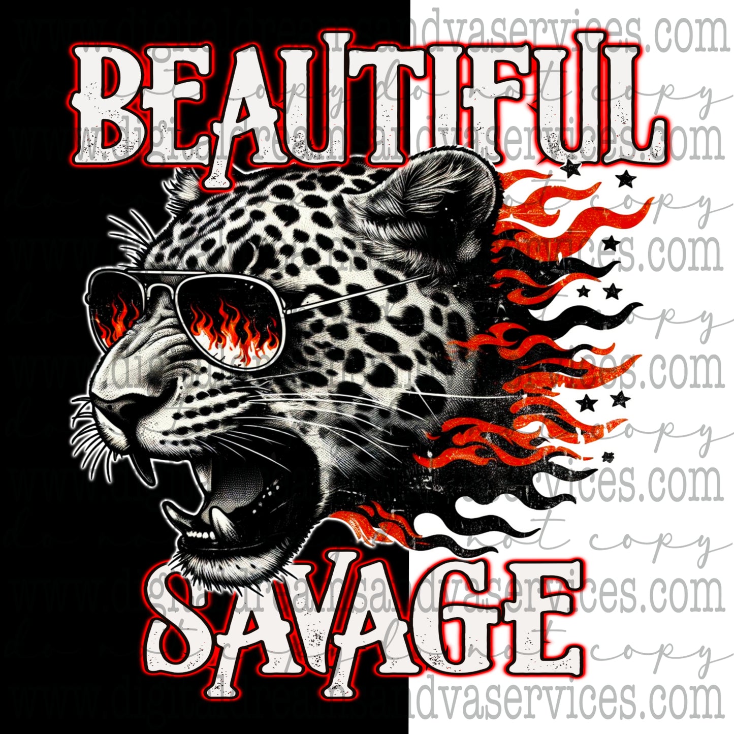 BEAUTIFUL SAVAGE PNG DESIGN